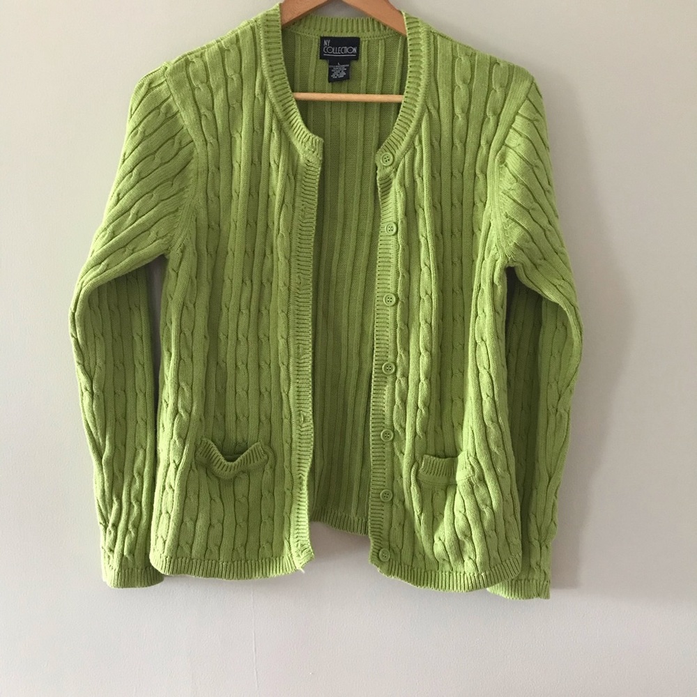 My collection green sweater